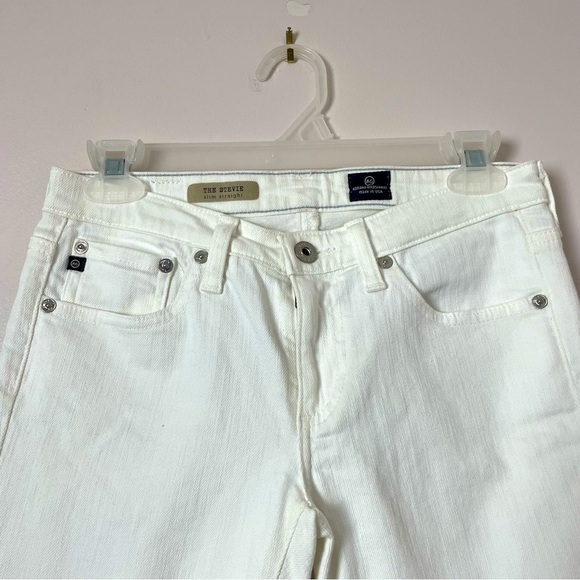 AG Adriano Goldschmied "The Stevie" White Jeans  NWT | Size 26 - Picture 3 of 16